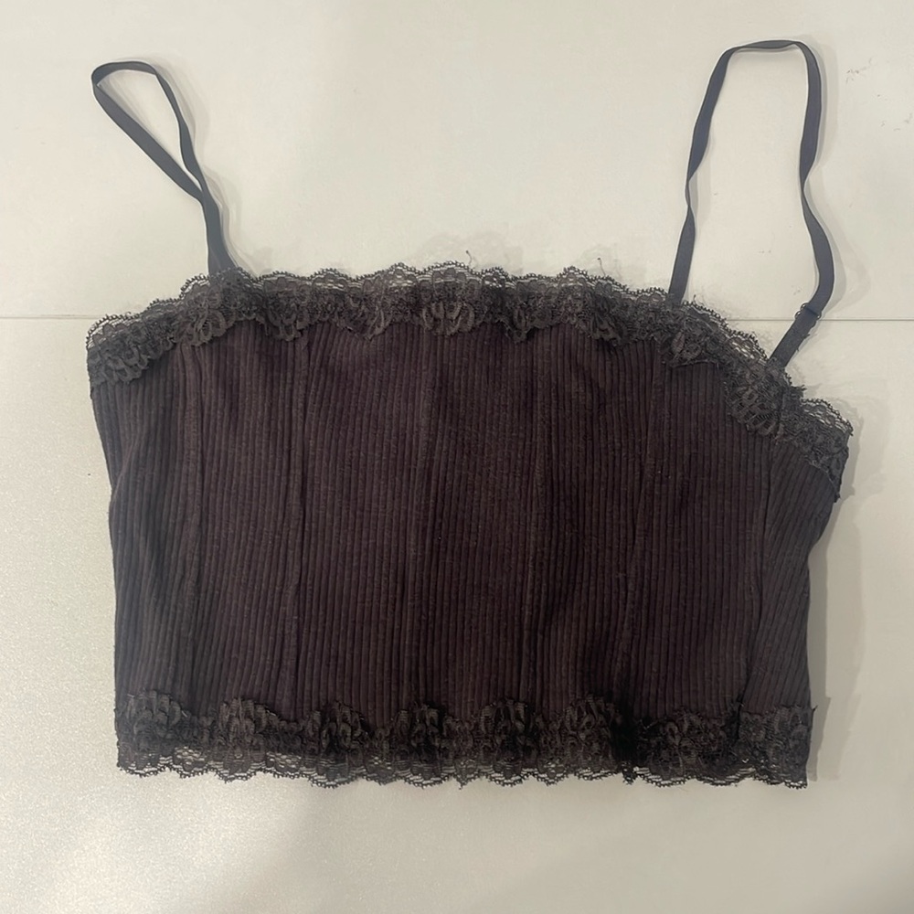 stretchy corset tank top